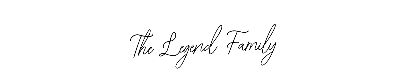 Design your own signature with our free online signature maker. With this signature software, you can create a handwritten (Bearetta-2O07w) signature for name The Legend Family. The Legend Family signature style 12 images and pictures png