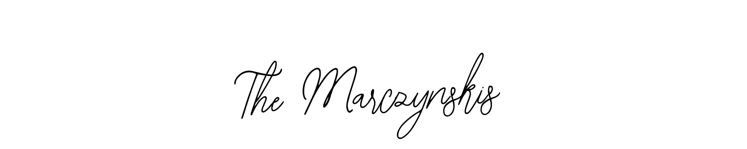 The Marczynskis stylish signature style. Best Handwritten Sign (Bearetta-2O07w) for my name. Handwritten Signature Collection Ideas for my name The Marczynskis. The Marczynskis signature style 12 images and pictures png