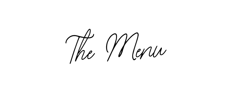Create a beautiful signature design for name The Menu. With this signature (Bearetta-2O07w) fonts, you can make a handwritten signature for free. The Menu signature style 12 images and pictures png