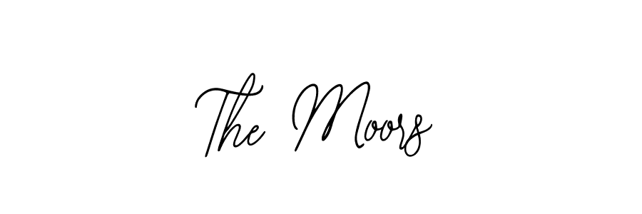 How to make The Moors name signature. Use Bearetta-2O07w style for creating short signs online. This is the latest handwritten sign. The Moors signature style 12 images and pictures png
