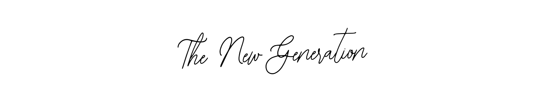 The New Generation stylish signature style. Best Handwritten Sign (Bearetta-2O07w) for my name. Handwritten Signature Collection Ideas for my name The New Generation. The New Generation signature style 12 images and pictures png