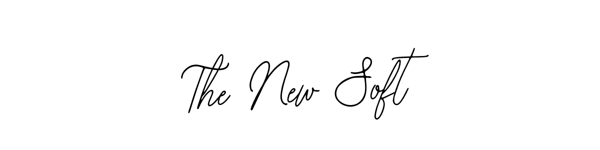 if you are searching for the best signature style for your name The New Soft. so please give up your signature search. here we have designed multiple signature styles  using Bearetta-2O07w. The New Soft signature style 12 images and pictures png