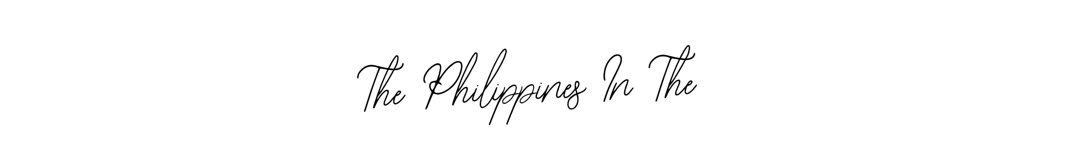 It looks lik you need a new signature style for name The Philippines In The. Design unique handwritten (Bearetta-2O07w) signature with our free signature maker in just a few clicks. The Philippines In The signature style 12 images and pictures png