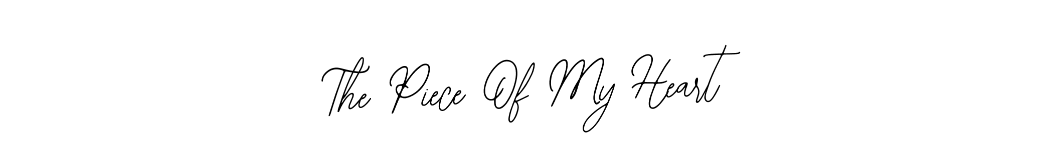 How to Draw The Piece Of My Heart signature style? Bearetta-2O07w is a latest design signature styles for name The Piece Of My Heart. The Piece Of My Heart signature style 12 images and pictures png