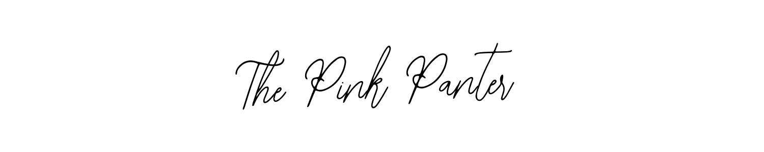 How to make The Pink Panter name signature. Use Bearetta-2O07w style for creating short signs online. This is the latest handwritten sign. The Pink Panter signature style 12 images and pictures png