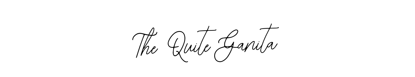 Also we have The Quite Ganita name is the best signature style. Create professional handwritten signature collection using Bearetta-2O07w autograph style. The Quite Ganita signature style 12 images and pictures png