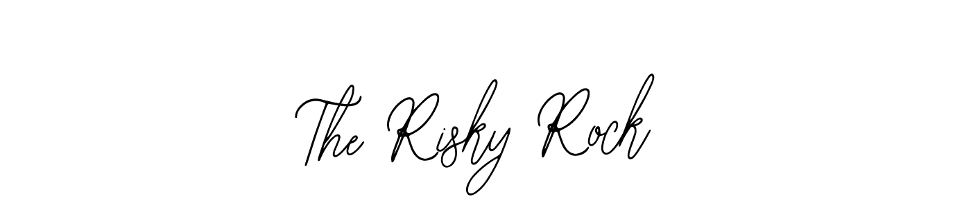 You should practise on your own different ways (Bearetta-2O07w) to write your name (The Risky Rock) in signature. don't let someone else do it for you. The Risky Rock signature style 12 images and pictures png