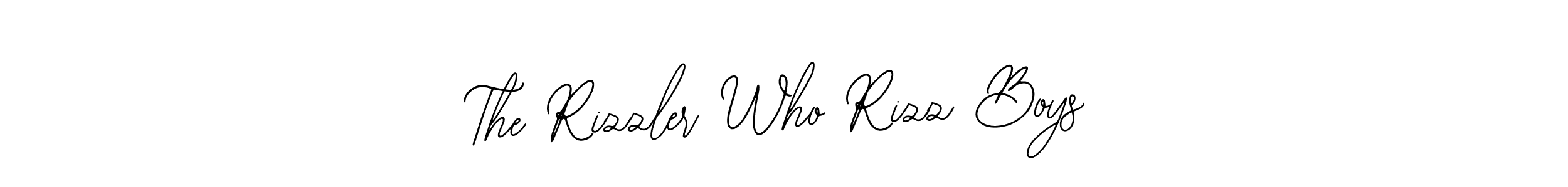 Make a beautiful signature design for name The Rizzler Who Rizz Boys. With this signature (Bearetta-2O07w) style, you can create a handwritten signature for free. The Rizzler Who Rizz Boys signature style 12 images and pictures png