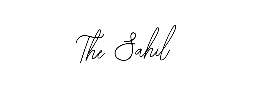 This is the best signature style for the The Sahil name. Also you like these signature font (Bearetta-2O07w). Mix name signature. The Sahil signature style 12 images and pictures png