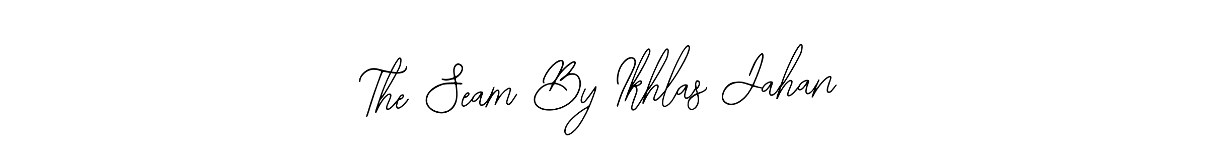 How to make The Seam By Ikhlas Jahan signature? Bearetta-2O07w is a professional autograph style. Create handwritten signature for The Seam By Ikhlas Jahan name. The Seam By Ikhlas Jahan signature style 12 images and pictures png