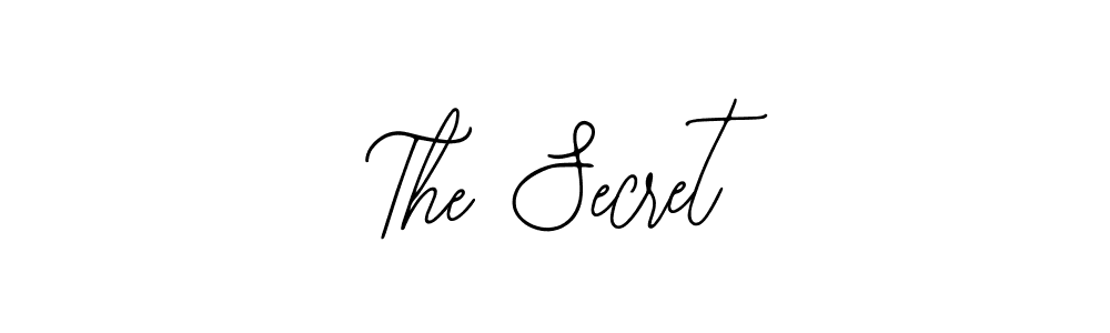 How to make The Secret name signature. Use Bearetta-2O07w style for creating short signs online. This is the latest handwritten sign. The Secret signature style 12 images and pictures png