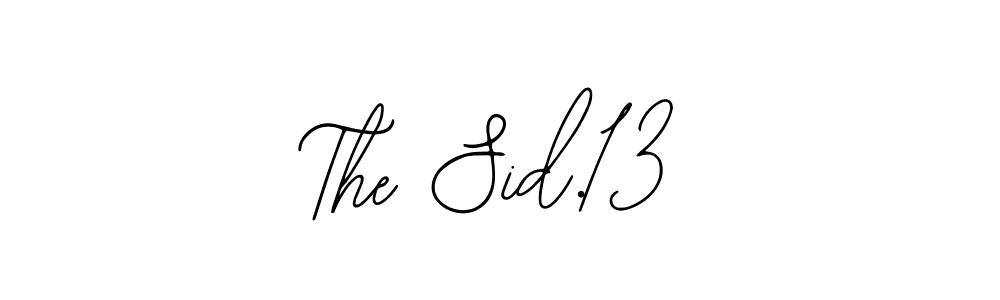 Similarly Bearetta-2O07w is the best handwritten signature design. Signature creator online .You can use it as an online autograph creator for name The Sid.13. The Sid.13 signature style 12 images and pictures png