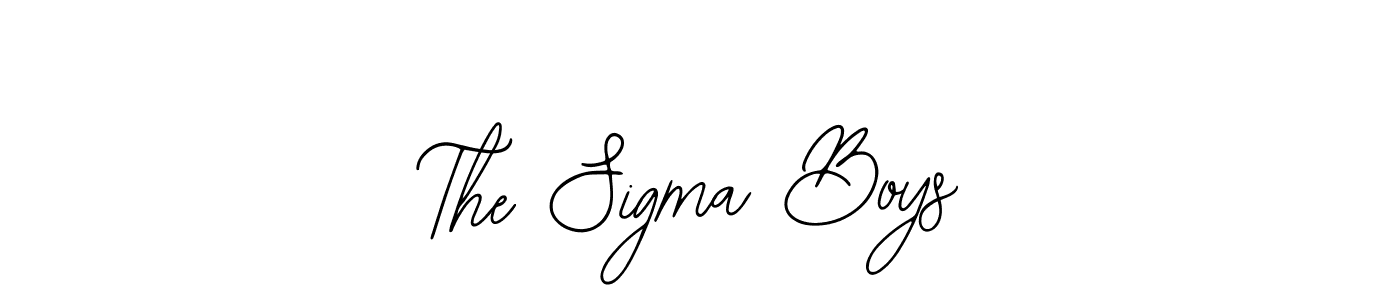 It looks lik you need a new signature style for name The Sigma Boys. Design unique handwritten (Bearetta-2O07w) signature with our free signature maker in just a few clicks. The Sigma Boys signature style 12 images and pictures png