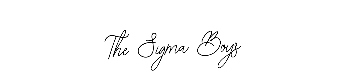Also we have The Sigma Boys name is the best signature style. Create professional handwritten signature collection using Bearetta-2O07w autograph style. The Sigma Boys signature style 12 images and pictures png