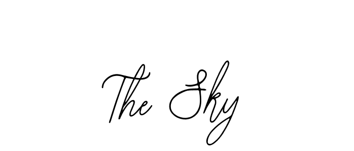 How to Draw The Sky signature style? Bearetta-2O07w is a latest design signature styles for name The Sky. The Sky signature style 12 images and pictures png