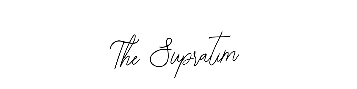 How to make The Supratim signature? Bearetta-2O07w is a professional autograph style. Create handwritten signature for The Supratim name. The Supratim signature style 12 images and pictures png