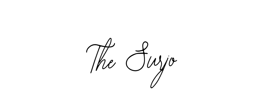 Make a beautiful signature design for name The Surjo. Use this online signature maker to create a handwritten signature for free. The Surjo signature style 12 images and pictures png