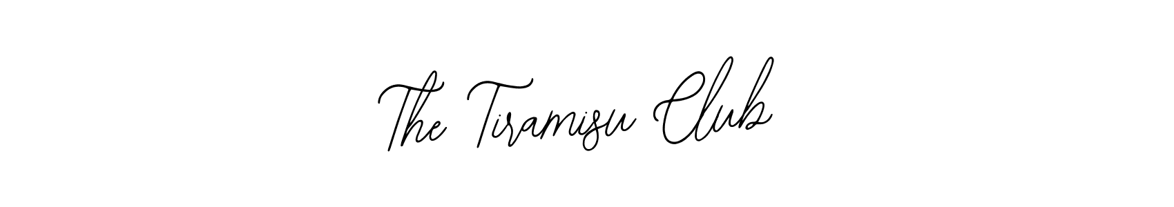 Design your own signature with our free online signature maker. With this signature software, you can create a handwritten (Bearetta-2O07w) signature for name The Tiramisu Club. The Tiramisu Club signature style 12 images and pictures png