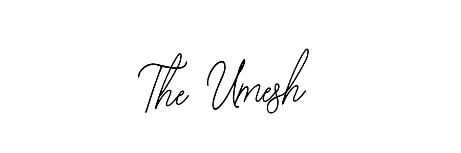 How to make The Umesh signature? Bearetta-2O07w is a professional autograph style. Create handwritten signature for The Umesh name. The Umesh signature style 12 images and pictures png