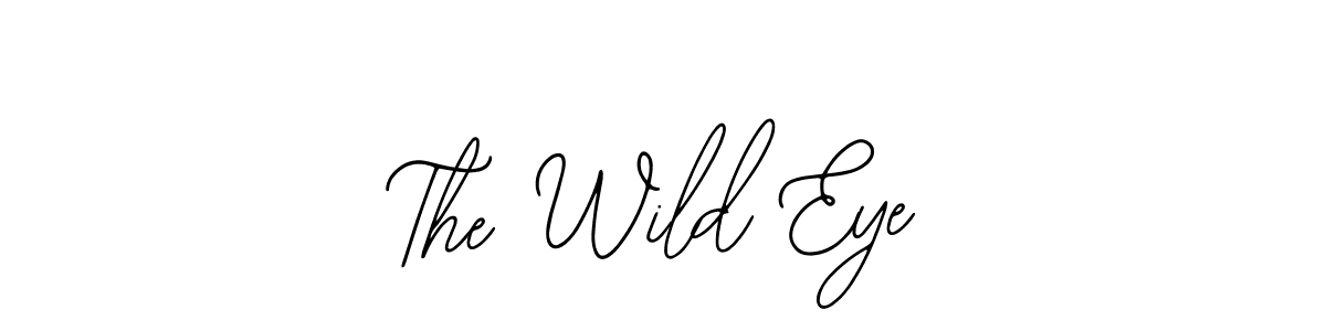 The Wild Eye stylish signature style. Best Handwritten Sign (Bearetta-2O07w) for my name. Handwritten Signature Collection Ideas for my name The Wild Eye. The Wild Eye signature style 12 images and pictures png