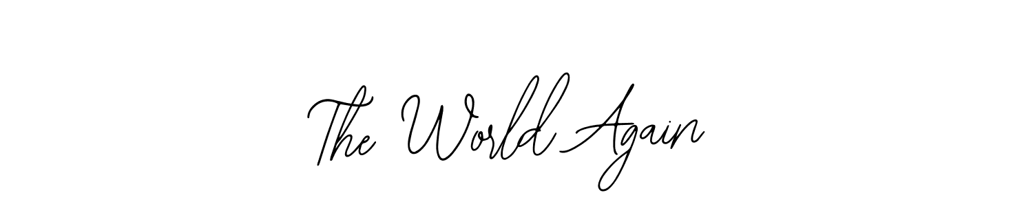 See photos of The World Again official signature by Spectra . Check more albums & portfolios. Read reviews & check more about Bearetta-2O07w font. The World Again signature style 12 images and pictures png