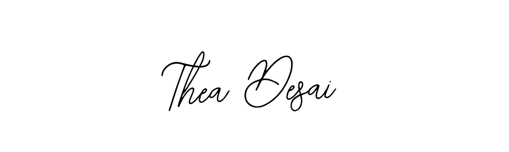 Make a beautiful signature design for name Thea Desai. Use this online signature maker to create a handwritten signature for free. Thea Desai signature style 12 images and pictures png