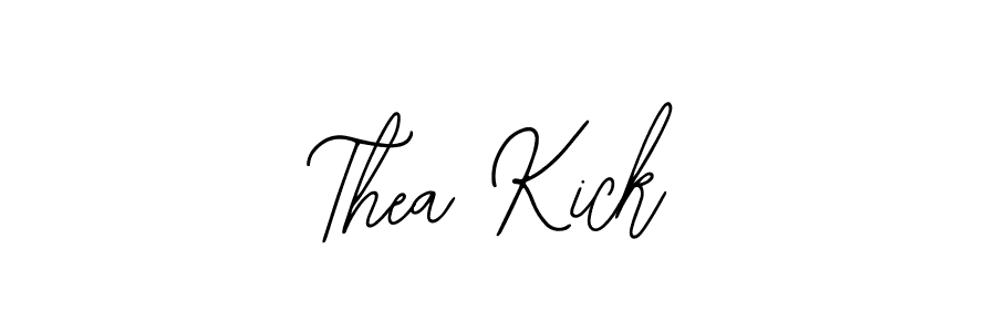 Similarly Bearetta-2O07w is the best handwritten signature design. Signature creator online .You can use it as an online autograph creator for name Thea Kick. Thea Kick signature style 12 images and pictures png