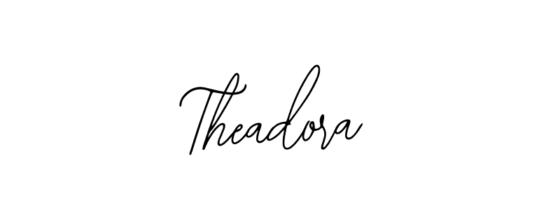 Use a signature maker to create a handwritten signature online. With this signature software, you can design (Bearetta-2O07w) your own signature for name Theadora. Theadora signature style 12 images and pictures png