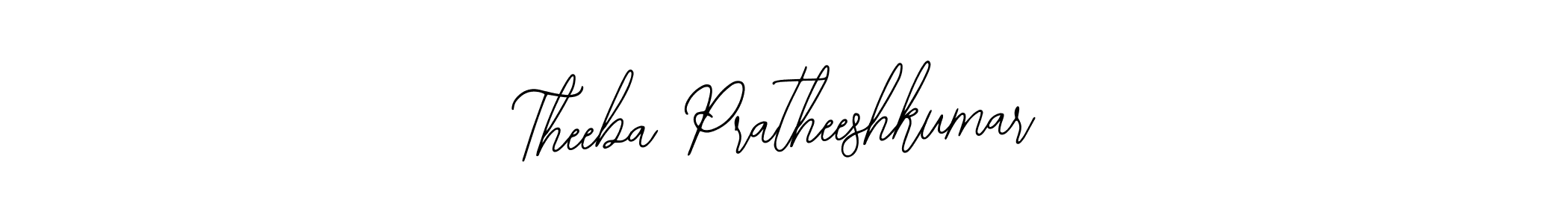 Also You can easily find your signature by using the search form. We will create Theeba Pratheeshkumar name handwritten signature images for you free of cost using Bearetta-2O07w sign style. Theeba Pratheeshkumar signature style 12 images and pictures png