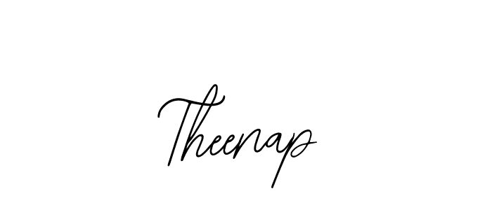 Use a signature maker to create a handwritten signature online. With this signature software, you can design (Bearetta-2O07w) your own signature for name Theenap. Theenap signature style 12 images and pictures png