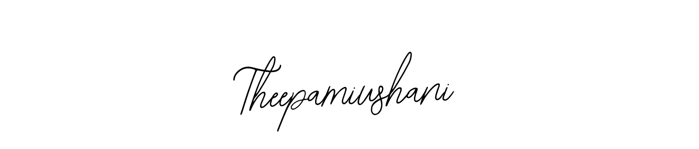 Bearetta-2O07w is a professional signature style that is perfect for those who want to add a touch of class to their signature. It is also a great choice for those who want to make their signature more unique. Get Theepamiushani name to fancy signature for free. Theepamiushani signature style 12 images and pictures png