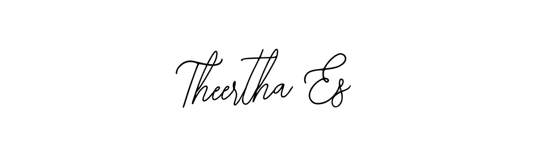 It looks lik you need a new signature style for name Theertha Es. Design unique handwritten (Bearetta-2O07w) signature with our free signature maker in just a few clicks. Theertha Es signature style 12 images and pictures png