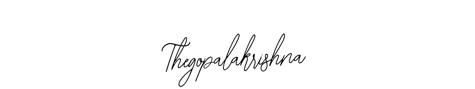 How to make Thegopalakrishna signature? Bearetta-2O07w is a professional autograph style. Create handwritten signature for Thegopalakrishna name. Thegopalakrishna signature style 12 images and pictures png