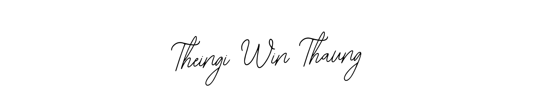Theingi Win Thaung stylish signature style. Best Handwritten Sign (Bearetta-2O07w) for my name. Handwritten Signature Collection Ideas for my name Theingi Win Thaung. Theingi Win Thaung signature style 12 images and pictures png