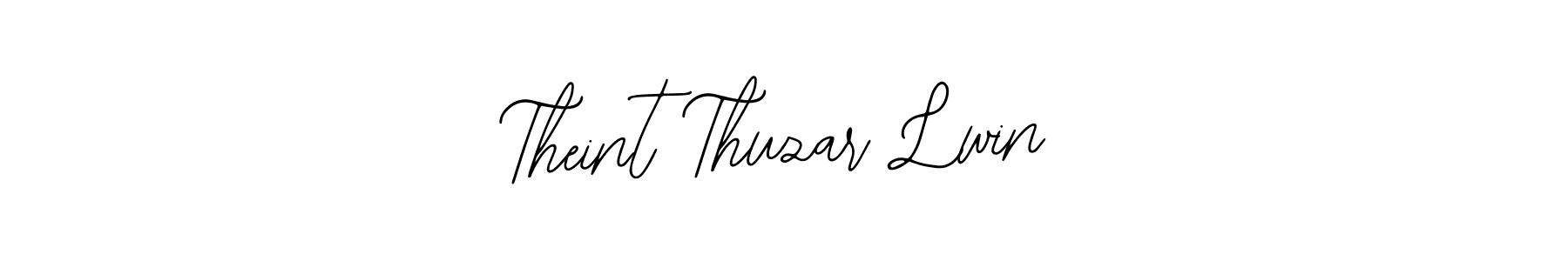 Design your own signature with our free online signature maker. With this signature software, you can create a handwritten (Bearetta-2O07w) signature for name Theint Thuzar Lwin. Theint Thuzar Lwin signature style 12 images and pictures png