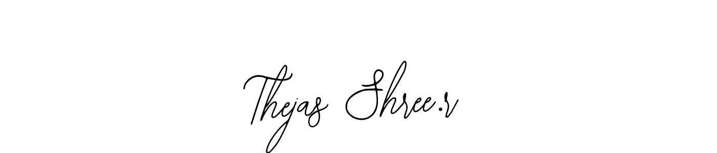 Use a signature maker to create a handwritten signature online. With this signature software, you can design (Bearetta-2O07w) your own signature for name Thejas Shree.r. Thejas Shree.r signature style 12 images and pictures png