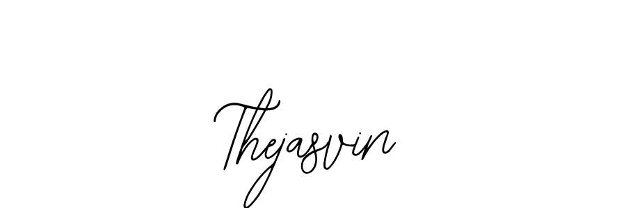 Use a signature maker to create a handwritten signature online. With this signature software, you can design (Bearetta-2O07w) your own signature for name Thejasvin. Thejasvin signature style 12 images and pictures png