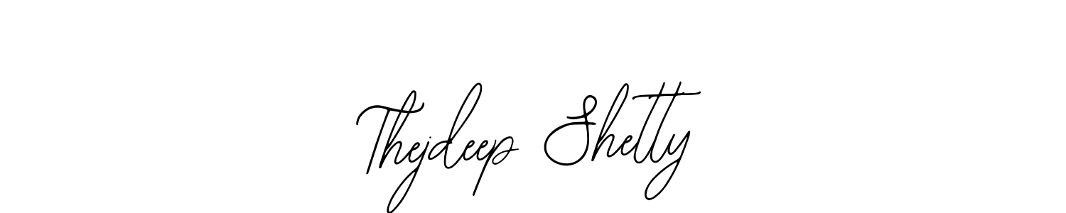 Design your own signature with our free online signature maker. With this signature software, you can create a handwritten (Bearetta-2O07w) signature for name Thejdeep Shetty. Thejdeep Shetty signature style 12 images and pictures png