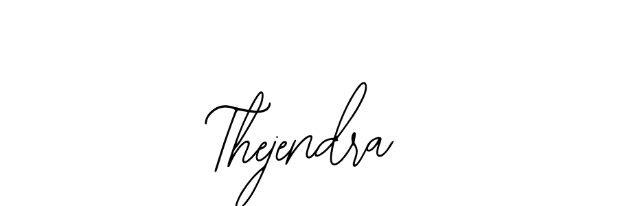 Make a beautiful signature design for name Thejendra. With this signature (Bearetta-2O07w) style, you can create a handwritten signature for free. Thejendra signature style 12 images and pictures png