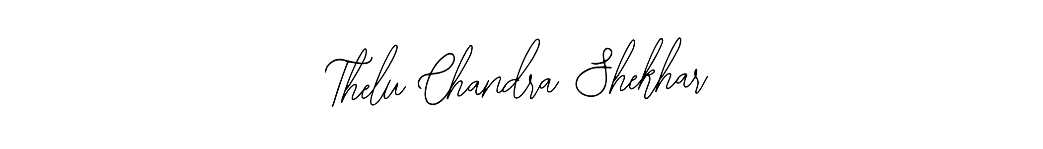 Make a beautiful signature design for name Thelu Chandra Shekhar. With this signature (Bearetta-2O07w) style, you can create a handwritten signature for free. Thelu Chandra Shekhar signature style 12 images and pictures png