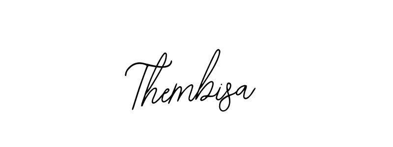 Make a beautiful signature design for name Thembisa. With this signature (Bearetta-2O07w) style, you can create a handwritten signature for free. Thembisa signature style 12 images and pictures png