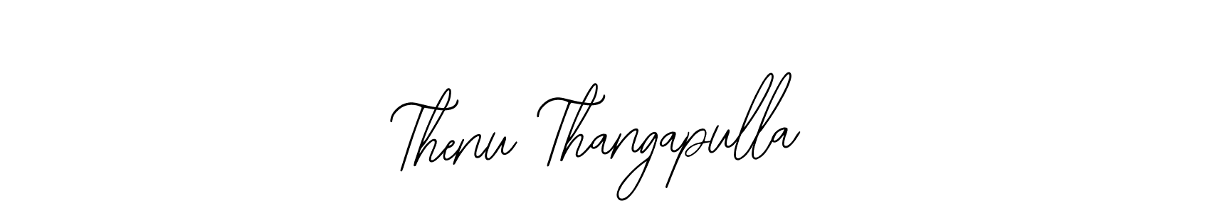 How to make Thenu Thangapulla name signature. Use Bearetta-2O07w style for creating short signs online. This is the latest handwritten sign. Thenu Thangapulla signature style 12 images and pictures png