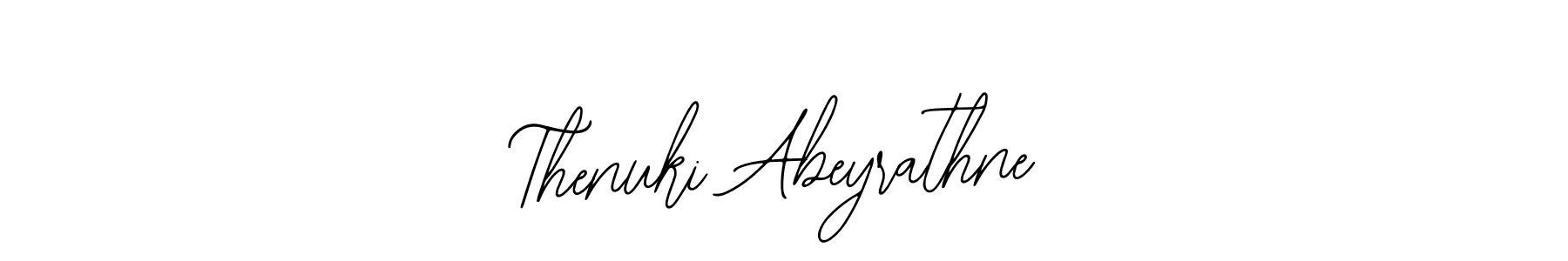 You should practise on your own different ways (Bearetta-2O07w) to write your name (Thenuki Abeyrathne) in signature. don't let someone else do it for you. Thenuki Abeyrathne signature style 12 images and pictures png