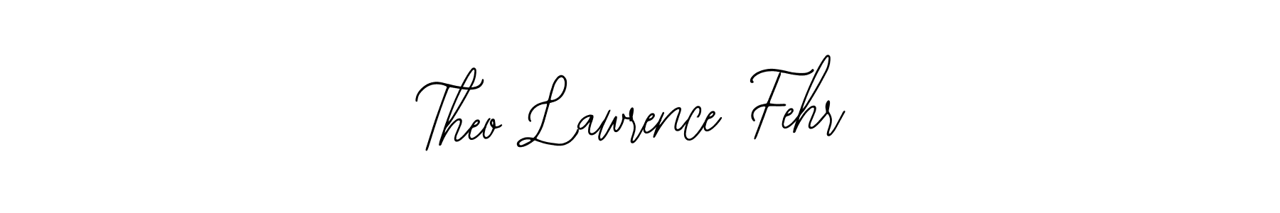 The best way (Bearetta-2O07w) to make a short signature is to pick only two or three words in your name. The name Theo Lawrence Fehr include a total of six letters. For converting this name. Theo Lawrence Fehr signature style 12 images and pictures png