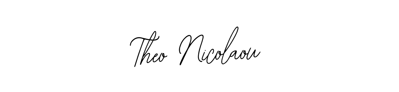 It looks lik you need a new signature style for name Theo Nicolaou. Design unique handwritten (Bearetta-2O07w) signature with our free signature maker in just a few clicks. Theo Nicolaou signature style 12 images and pictures png