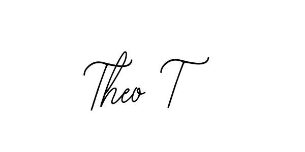 The best way (Bearetta-2O07w) to make a short signature is to pick only two or three words in your name. The name Theo T include a total of six letters. For converting this name. Theo T signature style 12 images and pictures png