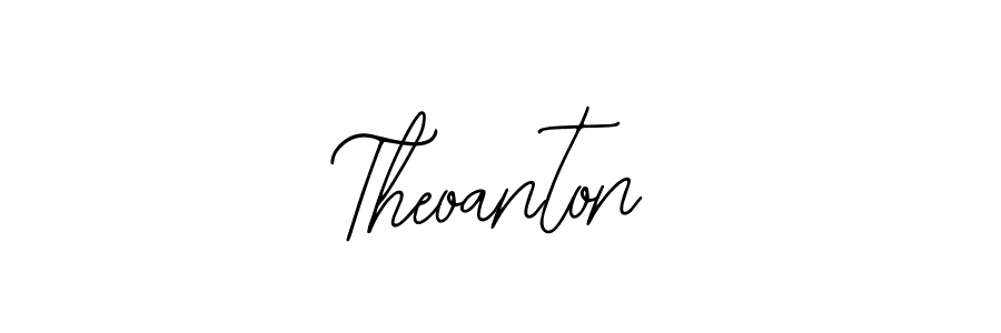 The best way (Bearetta-2O07w) to make a short signature is to pick only two or three words in your name. The name Theoanton include a total of six letters. For converting this name. Theoanton signature style 12 images and pictures png