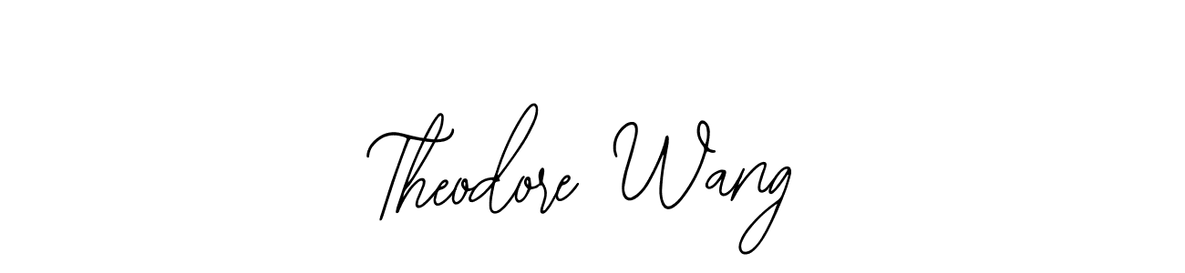 Best and Professional Signature Style for Theodore Wang. Bearetta-2O07w Best Signature Style Collection. Theodore Wang signature style 12 images and pictures png