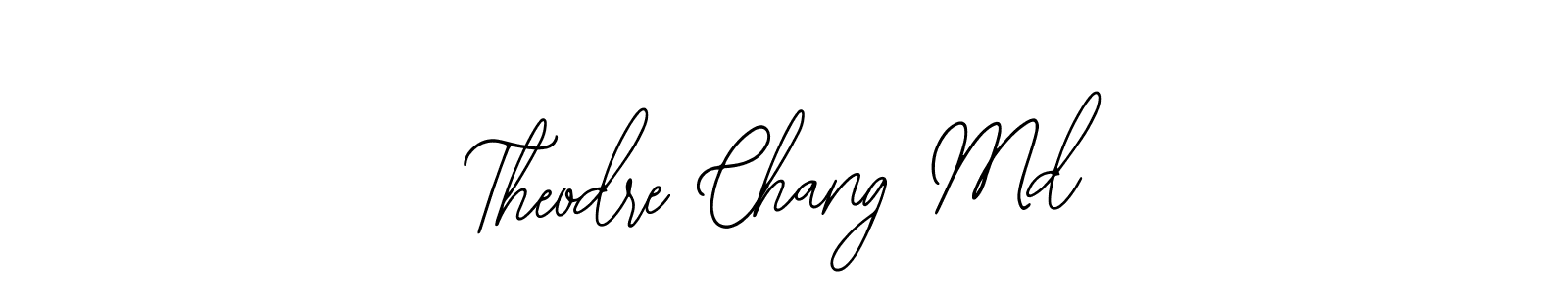 You can use this online signature creator to create a handwritten signature for the name Theodre Chang Md. This is the best online autograph maker. Theodre Chang Md signature style 12 images and pictures png