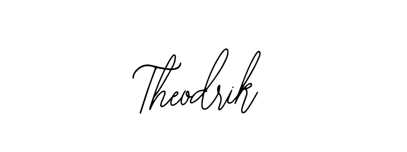 Make a beautiful signature design for name Theodrik. Use this online signature maker to create a handwritten signature for free. Theodrik signature style 12 images and pictures png